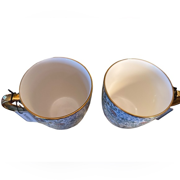 Morris & Co. NWT Qty of 2 William Morris Elegant Bone China Floral Mug Set - Picture 5 of 10